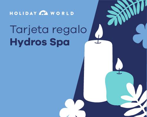 Bono regalo Hydros Spa para 2 + masaje Planes Holiday World 